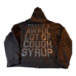 Awful Lot Of Cough Syrup Zip up Hoodie